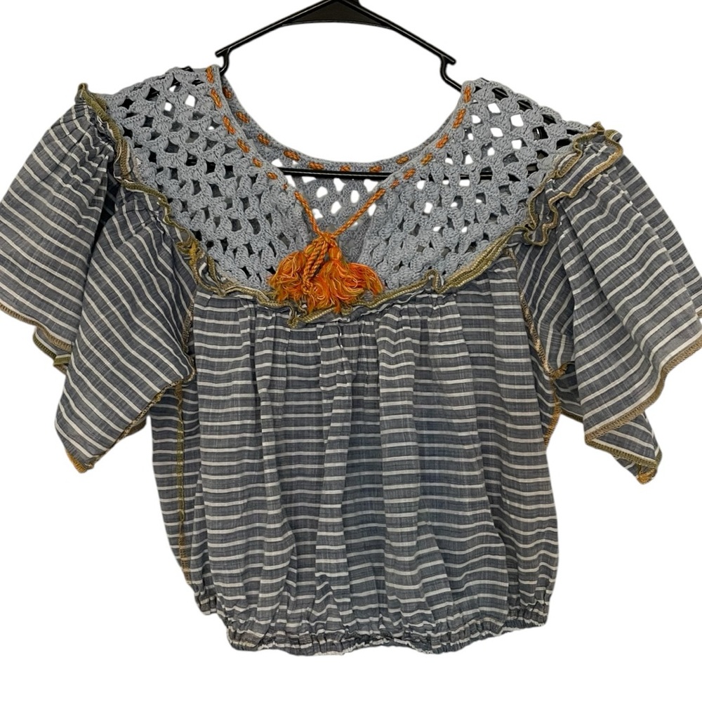 Free People Blouson Crop Top - XS